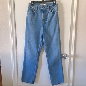 Abercrombie & Fitch 90s Straight Ultra High Rise Jeans, 27/4R